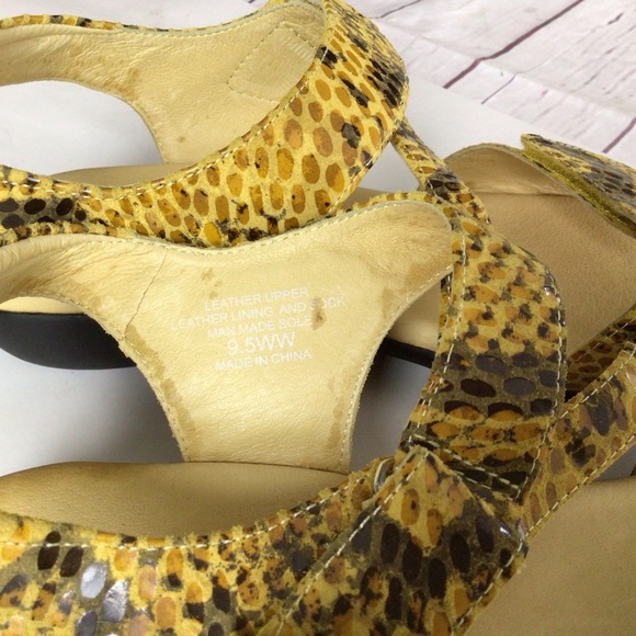 David Tate Strap Sandals size 9.5 WW - Picture 6 of 8